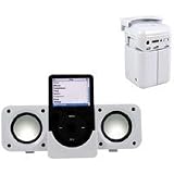 CTA Digital Portable Folding Speaker System for Apple iPods with USB Interface