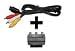 Scart 3-Cinch Videokabel Scartkabel + Adapter f. Super Nintendo Nintendo 64 SNES N64 Game Cube - RBrothersTechnologie