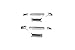 Putco 400036 Chrome Trim Door Handle Cover