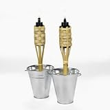 Mini Bamboo Torches - Set of 6