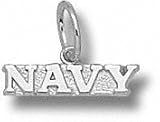 Navy Midshipmen Solid Sterling Silver ''NAVY'' 1/8'' Pendant