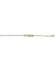 14k Lucky Charm Baby ID Bracelet 6.0"