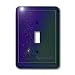 Beverly Turner Invitation Design - Wedding Invitation, Peacock Feather, Teal and Purple - Light Switch Covers - single toggle switch