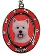 Westie Spinning Keychain
