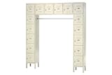 Paramount 16 Person Locker 12 X 18 X 12 Ready To Assemble Tan