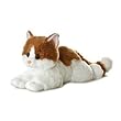 ROXIE ORANGE AND WHITE TABBY CAT PLUSH TOY 12"