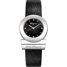 Ferragamo Gancino Womens Black Watch Ferragamo Gancino Womens Black Watch
