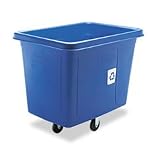 104-Gallon Mobile Bulk Paper Collection Truck, Recycle Blue Plastic (RUB461606BE)