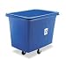 Rubbermaid-104 Gallon Mobile Bulk Paper Collection Truck, Recycle Blue Plastic (RUB461606BE) Category: Recycling Receptacles