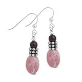 Search : Garnet and Rhodochrosite Earrings