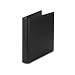 Samsill Heavy-Duty Locking Round Ring Binder, 8.5 x 11 Inches, 1.5-Inch Capacity, Dark Blue (17452)