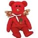 Ty Beanie Baby - Gift the Bear (Red Version) (Hallmark Gold Crown Exclusive) Christmas