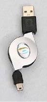 Data Drive Thru Magic Cable - USB cable - 4 pin USB Type A (M) - mini-USB Type B (M) - retractable