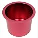Jumbo Aluminum RED/ PINK Poker Table Cup Holder