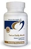 Designs For Health - Twice Daily Multi 240 vegetarian capsules