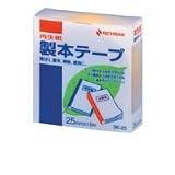 ニチバン 製本テープ【再生紙】25m/m巾1巻入【黄】 BK-252