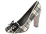 Steven Kuest | Women's Slip-on Dress Shoes Black/White Fabric