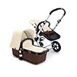 Bugaboo Cameleon Stroller - Dark BrownBase - Off-White Canvas