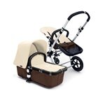 Bugaboo Cameleon Stroller - Dark BrownBase - Off-White Canvas