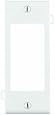 Leviton PSC26-W Sectional Wall Plate, Decora Middle Section, White