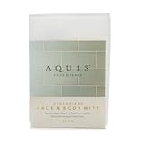 Aquis Essentials Microfiber Face & Body Mitt 1 ea
