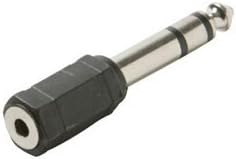 3.5mm Stereo Jack (Female) to 1/4 inch Stereo Plug (Male)