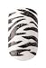 Party Nails, Pre Glued, False Nails, 12 (Zebra Design)