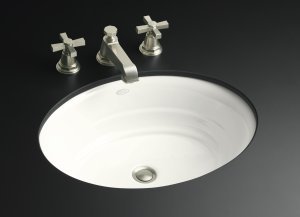KOHLER K-2832-0 Garamond Undercounter Lavatory, White