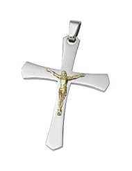 Joyas Alternativas™ Stainless Steel Crucifix Pendant