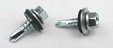 14 X 3 SDS / Unslotted / Hex Washer Head / Bonded Neoprene Washer / #3 Point / Steel / Zinc / 500 Pc. Carton