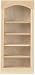 Dollhouse Miniature 5-Shelf Bookcase