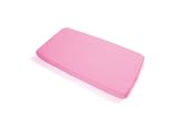 Baby Boum Cotton Rich Jersey Sheet 70 x 140cm (Bubblegum Pink)