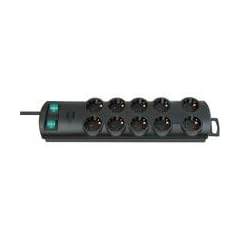 Brennenstuhl Primera Line Steckdosenleiste (10-fach, 2,0 m) schwarz