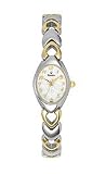 Bulova Two-tone Heart-link White Dial Women's Watch #98V02