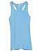 Bella Ladies 8770 Meredith Sheer Rib Racerback Tank - Ocean Blue - M