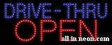 Drive-Thru Open LED Sign