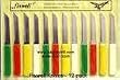 12pc Fixwell Stainless Steel Knives - Made in Germany