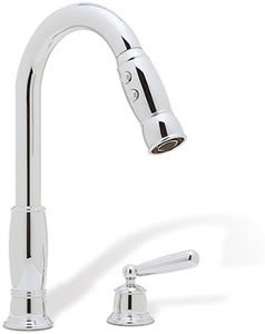Blanco 157-155 Terra Pulldown Kitchen Faucet With Remote Single Lever Handle