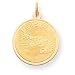 persian14 - 14k Persian Cat Disc Charm