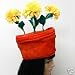 Velvet Flower Pot Novelty Hat