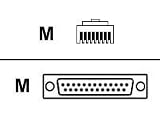 48in Dce Cable RJ45/db25