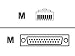 48in Dce Cable RJ45/db25