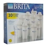 Brita 42609 Pitcher Replacement Filters, 10-Pack