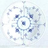 Blue Fluted Plain 8.25 Rim Soup