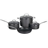 Cuisinart Chefs Classic 4 piece Hard Anodized Saucepan Set