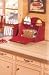 Kitchen & Housewares : Country Kitchen RED wooden BREAD BOX breadbox decor NEW