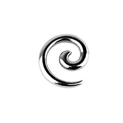 10 Gauge Surgical Steel Curved Spiral Taper