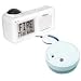 Lifetone Fire Alarm and Clock with Smoke Detector