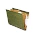 Pendaflex 59253 Pendaflex 2" Expansion Hanging Folder w/Infopocket, Ltr, 4-Section, GN, 10/Box