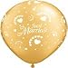 Qualatex 11 Round Gold Balloon (Multi-Pack 100)